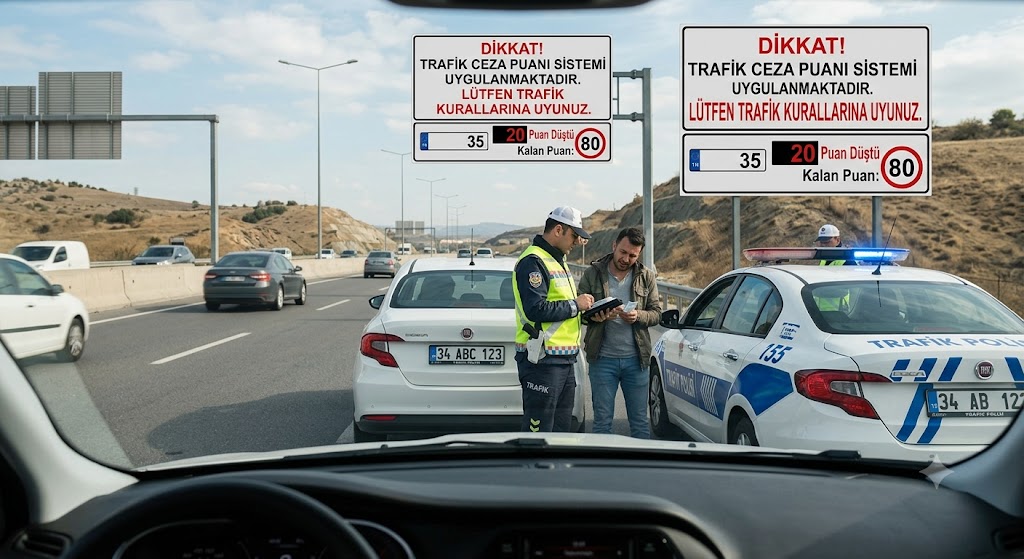 Trafik Ceza Puanı Sistemi: 100 Puan Dolunca Ne Olur?