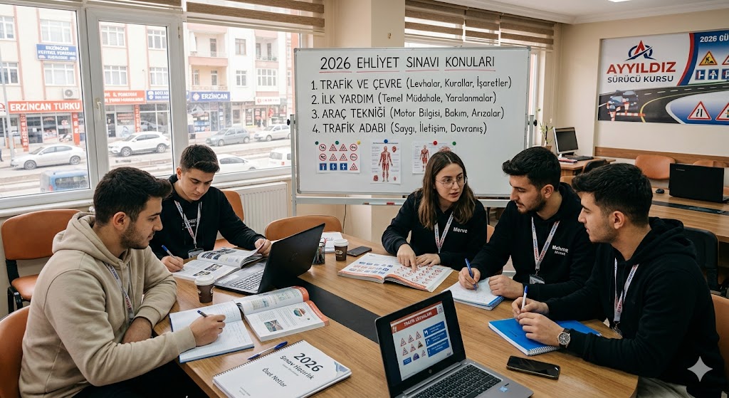 2026 Ehliyet Sınavı Konuları 